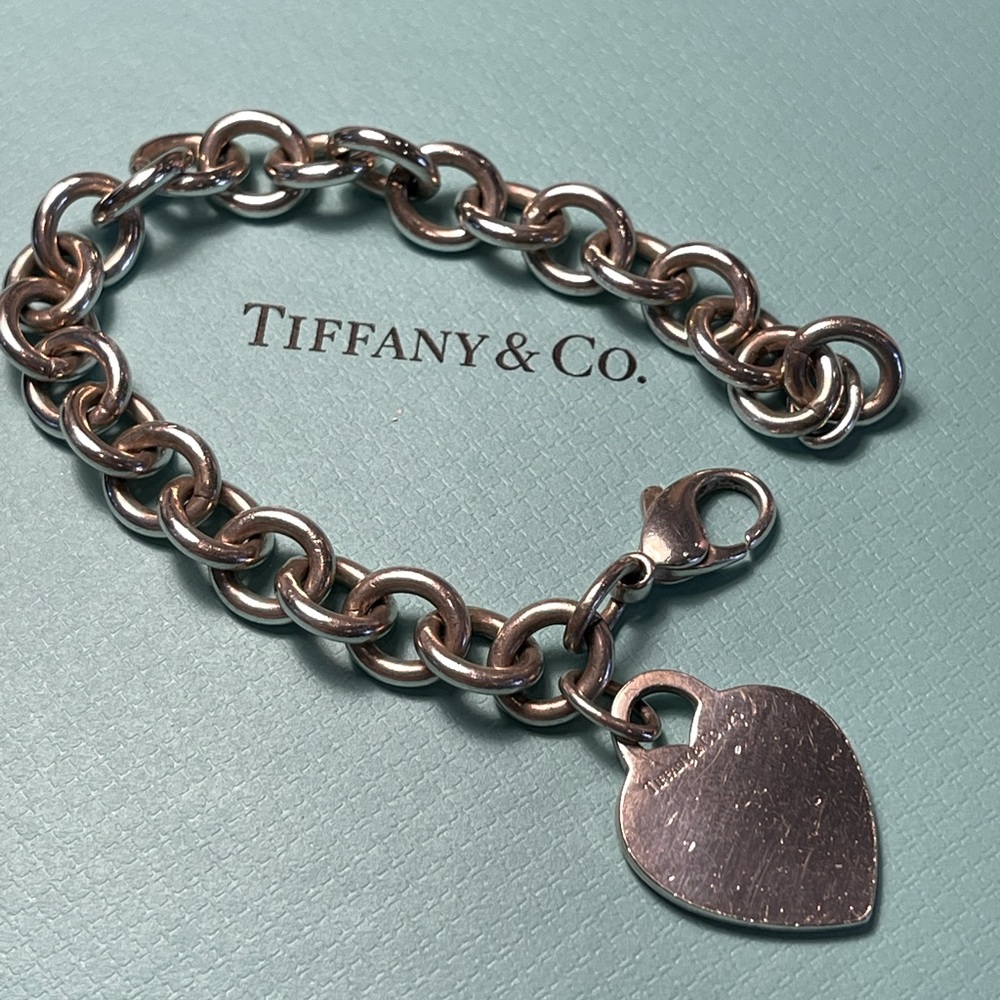 COPY - Tiffany 8” Heart Tag Bracelet